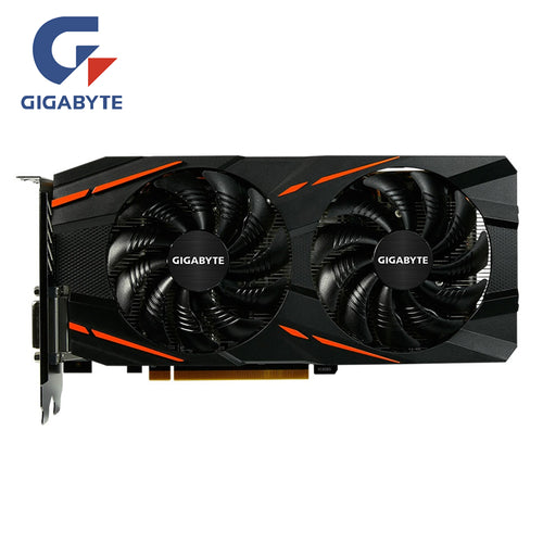 GIGABYTE RX 580 8GB Gaming Video Card GPU RX580 8G Graphics Cards Computer Game For AMD Video Cards Map HDMI PCI-E
