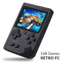 Load image into Gallery viewer, 168 Games MINI Portable Retro Video Console Handheld Game Advance Players Boy 8 Bit Built-in Gameboy 3.0 Inch Color LCD Screen