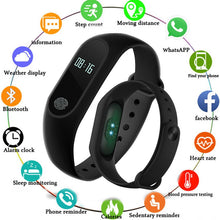Load image into Gallery viewer, Bracelet de Sport montre intelligente hommes femmes Smartwatch pour Android IOS Tracker de Fitness électronique intelligent horl