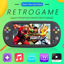 Load image into Gallery viewer, X16 7 Inch Game Console Handheld Portable 8GB Retro Classic Video Game Player for Neogeo Arcade Handheld Game Players