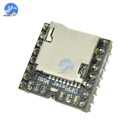 Mini MP3 DF Player Module MP3 Audio Sound Speaker Decode Board For Arduino Supporting TF Card U-Disk IO/Serial Port/AD