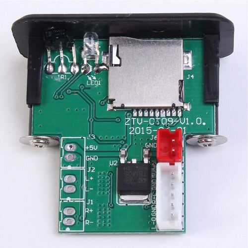 12V Portable U Disk Durable Support TF Card ABS Decoder Board Audio Module WAV MP3 Player Stereo Mini Lossless