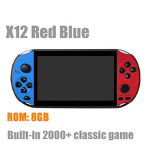 Load image into Gallery viewer, New X12 PLUS Retro Game Handheld Game Console Built-in 2000+Classic Games Portable Mini Video Player 5.1 inch IPS Screen 8G+32G