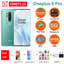 Load image into Gallery viewer, Global ROM Oneplus 8 pro 5G Mobile Phone 6.78&quot; 8/12GB 128/256GB Snapdragon 865 Four Rear Camera 48MP 8MP 48MP 5MP Dual SIM Phone