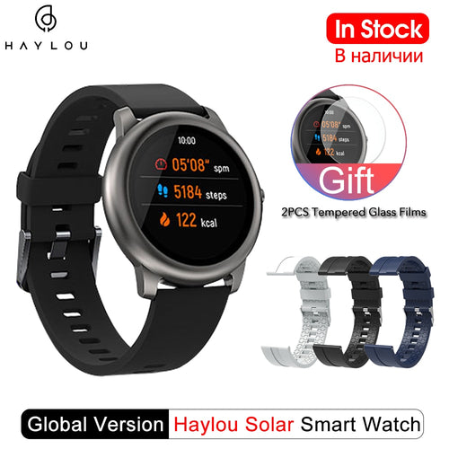 Haylou Solar Smart Watch Global Version IP68 Waterproof Smartwatch Women Men Watches For Android iOS Haylou LS05 From Xiaomi