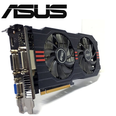Asus GTX-750TI-OC-2GB GTX750TI GTX 750TI 2G D5 DDR5 128 Bit PC Desktop  Graphics Cards PCI Express 3.0  computer Video card