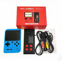 Load image into Gallery viewer, New Built-in 400 Games 1000mAh Battery Retro Video Handheld Game Console+Gamepad 2 Players Doubles 3.0 Inch LCD Game Player