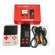 Load image into Gallery viewer, New Built-in 400 Games 1000mAh Battery Retro Video Handheld Game Console+Gamepad 2 Players Doubles 3.0 Inch LCD Game Player