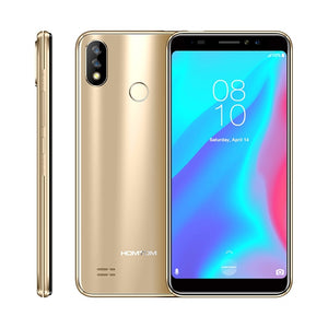 Original Global HOMTOM C8 Mobile Phone 5.5" Android 8.1 MT6739 Quad Core 2GB 16GB Smartphone Face Unlock Fingerprint ID 4G FDD