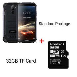 DOOGEE S40 4GNetwork Rugged Mobile Phone 5.5inch Display 4650mAh MT6739 Quad Core 3GB RAM 32GB ROM Android 9.0 8.0MP IP68/IP69K