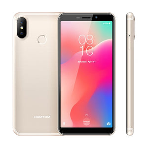 Global Version HOMTOM C1 16G ROM 5.5Inch Mobile Phone 13MP Camera Fingerprint 18:9 Display Android 8.1 MT6580A Unlock Smartphone