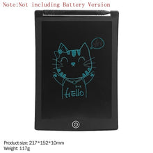 Load image into Gallery viewer, 8.5 Inch Portable Smart LCD Writing Tablet Electronic Notepad Drawing Graphics Handwriting Pad Board With CR2020 Button Battery