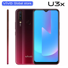 Load image into Gallery viewer, Original vivo U3x Mobile Phone Snapdragon665 6.35&quot; Screen 5000mAh Big Battery 3GB 32GB 13.0MP Camera Triple Celular Telephones