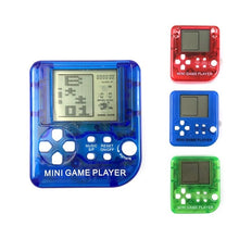 Load image into Gallery viewer, Mini Classic Game Machine Children\&#39;s Handheld Retro Nostalgic Mini Game Console With Keychain Tetris Video Games Classic Games