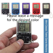 Load image into Gallery viewer, Mini Classic Game Machine Children\&#39;s Handheld Retro Nostalgic Mini Game Console With Keychain Tetris Video Games Classic Games