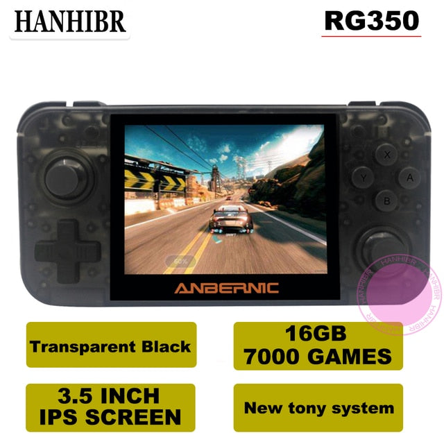 NEW ANBERNIC  RG350 IPS Retro Games 350 Video games Upgrade game console ps1 game 64bit opendingux 3.5 inch 28000+ games  rg350