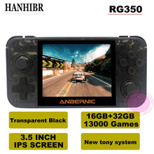 Load image into Gallery viewer, NEW ANBERNIC  RG350 IPS Retro Games 350 Video games Upgrade game console ps1 game 64bit opendingux 3.5 inch 28000+ games  rg350