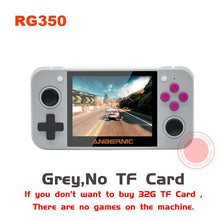 Load image into Gallery viewer, ANBERNIC New Retro Game RG350 Video Game Handheld game console MINI 64 Bit 3.5 inch IPS Screen 16G+32G TF Game Player RG 350 PS1