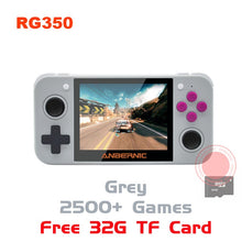 Load image into Gallery viewer, ANBERNIC New Retro Game RG350 Video Game Handheld game console MINI 64 Bit 3.5 inch IPS Screen 16G+32G TF Game Player RG 350 PS1