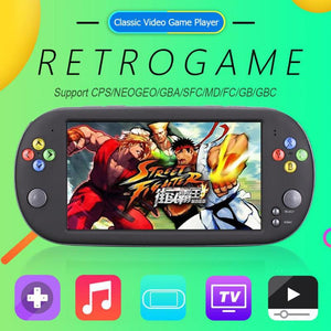 X16 7 Inch Game Console Handheld Portable 8GB Retro Classic Video Game Player for Neogeo Arcade Handheld Game Players