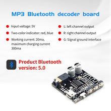 Load image into Gallery viewer, WAVGAT Bluetooth Audio Receiver board Bluetooth 5.0 mp3 lossless decoder board Wireless Stereo Music Module