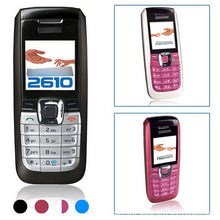 Load image into Gallery viewer, Low Mobile Phone 2610 Low-End Cheap Activity Straight Button Function Durable Elderly-Style Small Mobile Phone