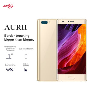 Original AURII RAM 1GB ROM 16GB Smartphone Dual Back Cameras 5.5'' Android 7.1 MTK6580A Quad Core OTG Dual SIM Mobile Phone