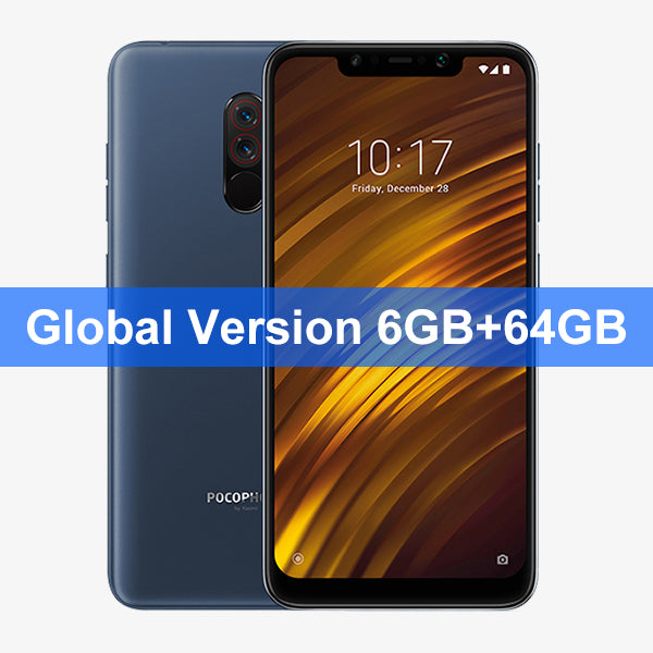 Global Version Xiaomi POCOPHONE F1 6GB 128GB Smartphone Snapdragon 845 Octa Core 6.18