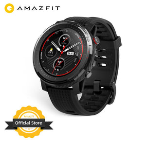 IN Stock Global Version New Amazfit Stratos 3 Smart Watch GPS 5ATM Bluetooth Music Dual Mode 14 Days Smartwatch For Android 2019