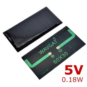 smart electronics Solar Panel 1W 5V electronic DIY Small Solar Panel for Cellular Phone Charger Home Light Toy etc Solar Cell