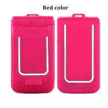 Load image into Gallery viewer, Mini Flip Mobile Phone  J9 0.66" Smallest Cell Phone Wireless Bluetooth Dialer FM Magic Voice Handsfree Earphone For Kids