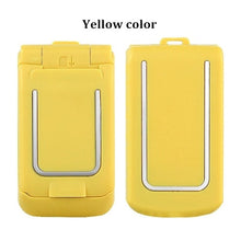 Load image into Gallery viewer, Mini Flip Mobile Phone  J9 0.66" Smallest Cell Phone Wireless Bluetooth Dialer FM Magic Voice Handsfree Earphone For Kids