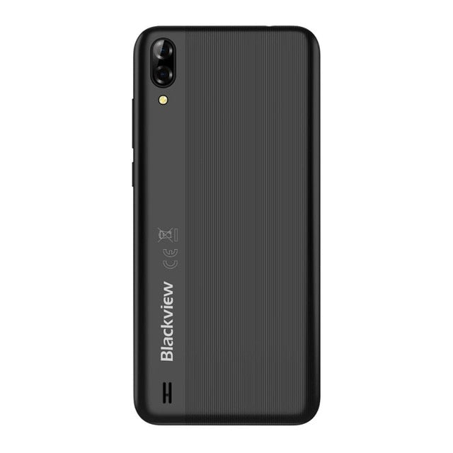 Blackview A60 3G Mobile Phone Android 8.1 Smartphone Quad Core 4080mAh Cellphone 1GB+16GB 6.1 inch 19.2:9 Screen Dual Camera