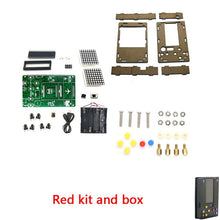 Load image into Gallery viewer, Electronic DIY Kit 8x16 Dot matrix game machine with Acrylic Diy Kit Electronic
