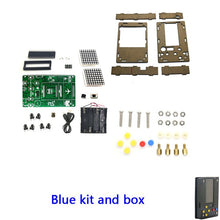 Load image into Gallery viewer, Electronic DIY Kit 8x16 Dot matrix game machine with Acrylic Diy Kit Electronic