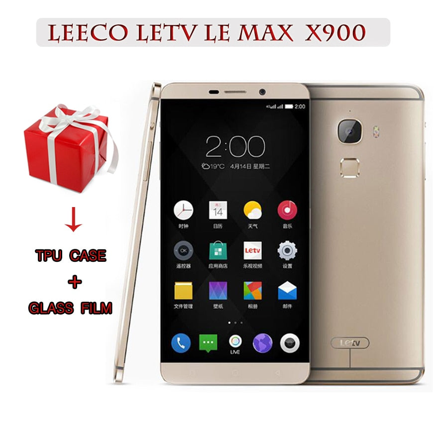 Original LeEco Letv Le Max X900 Smartphone 6.33'' 3400mAh Snapdragon 810 Octa Core 4GB RAM 64GB ROM Android Mobile Phone